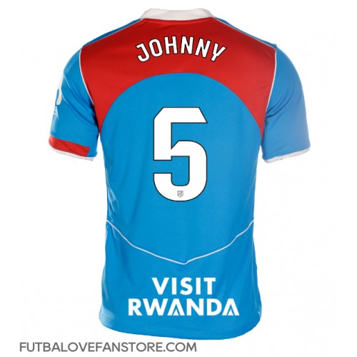 Atletico Madrid Johnny Cardoso #5 Tretí Ženy futbalový dres 2025-26 Krátky Rukáv Atletico Madrid Johnny Cardoso #5 Tretí Ženy futbalový dres 2025-26 Krátky Rukáv